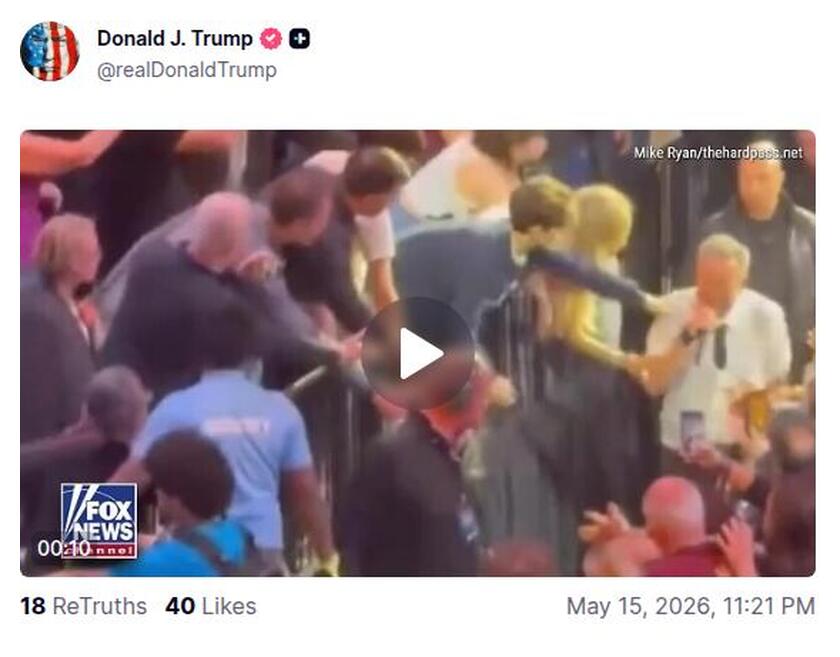 Post preview from Donald Trump