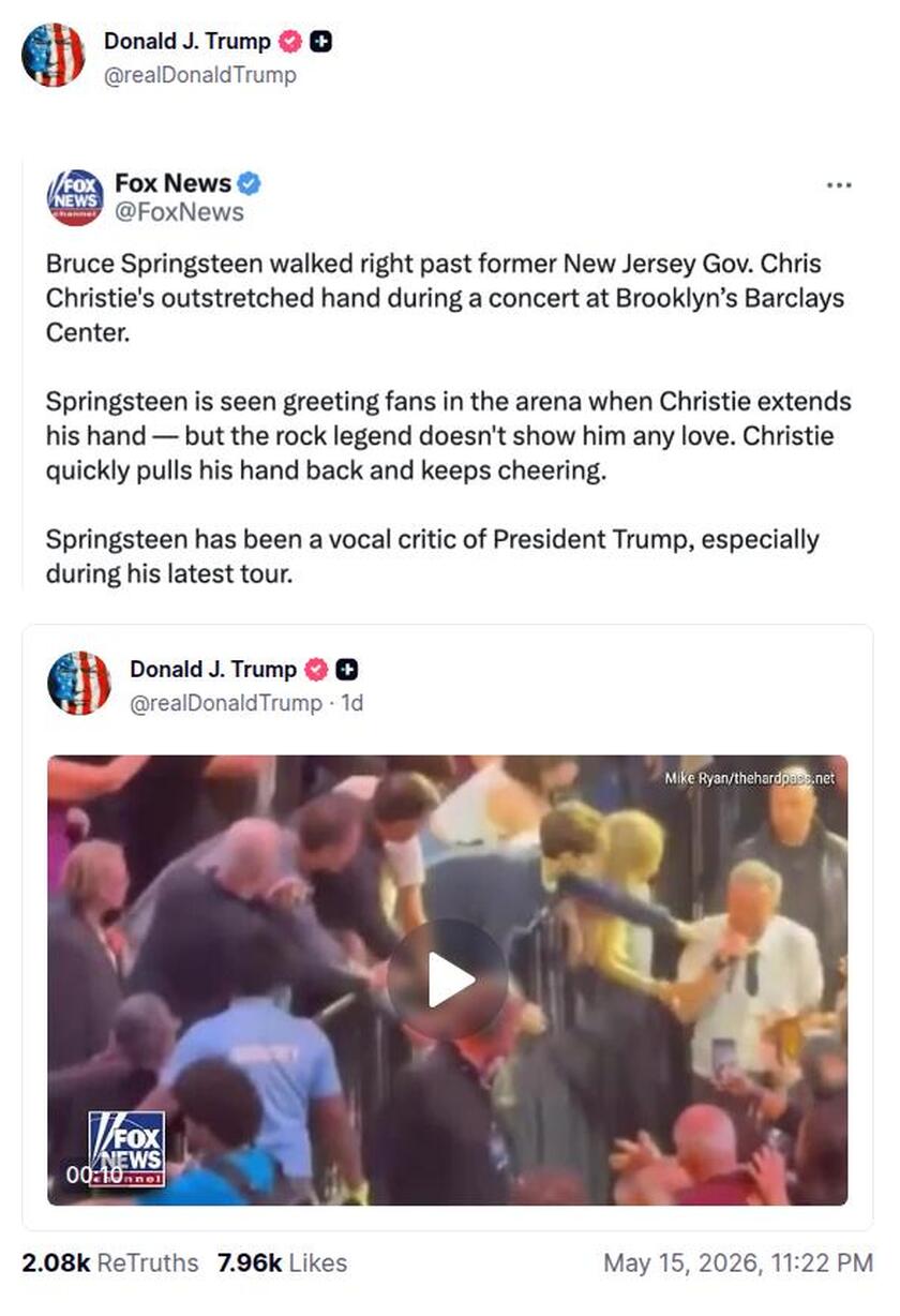 Post preview from Donald Trump