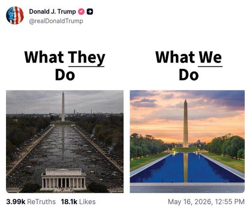 Post preview from Donald Trump