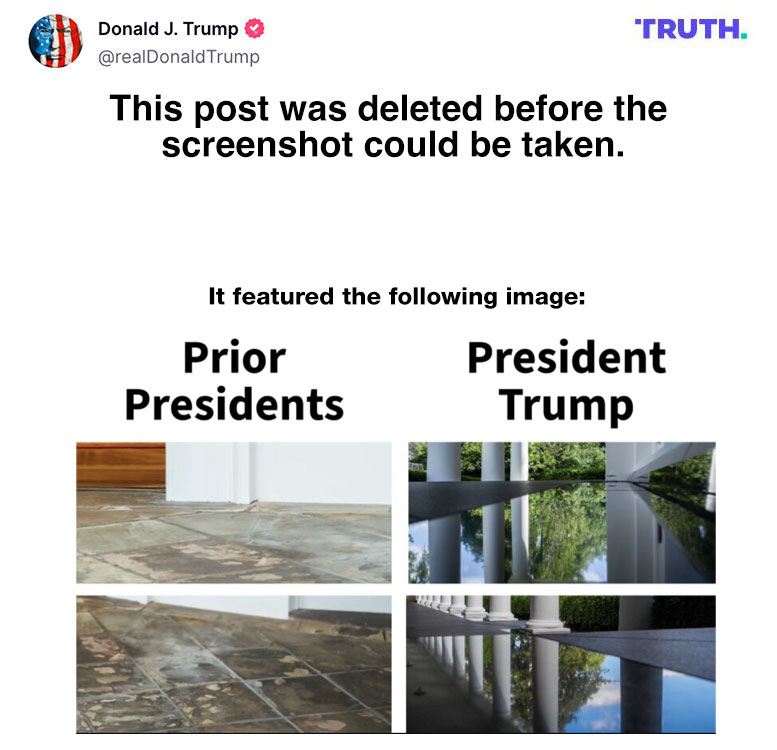 Post preview from Donald Trump