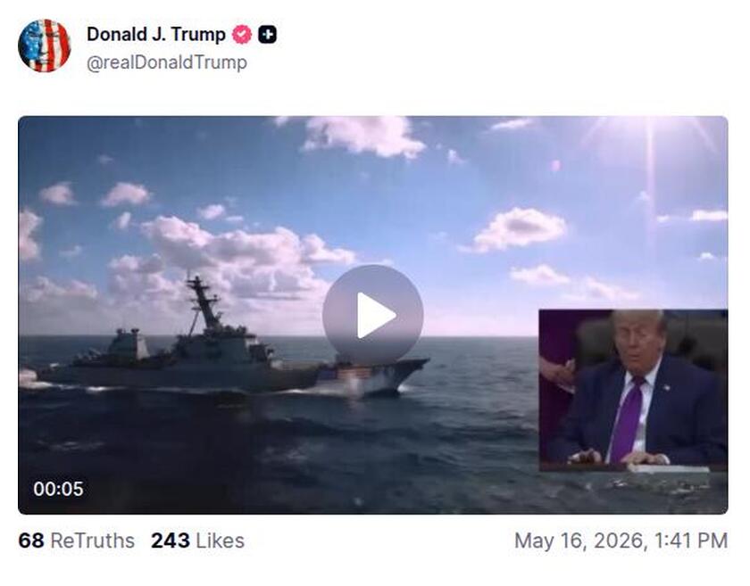 Post preview from Donald Trump