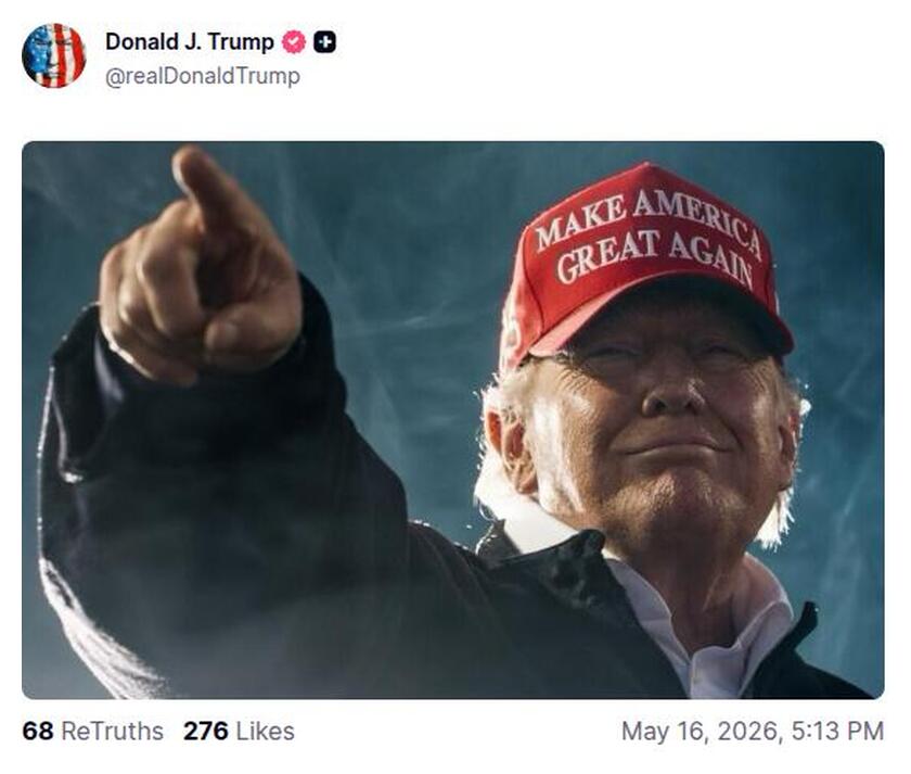 Post preview from Donald Trump