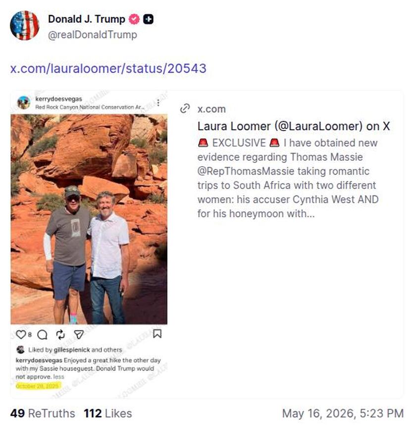 Post preview from Donald Trump