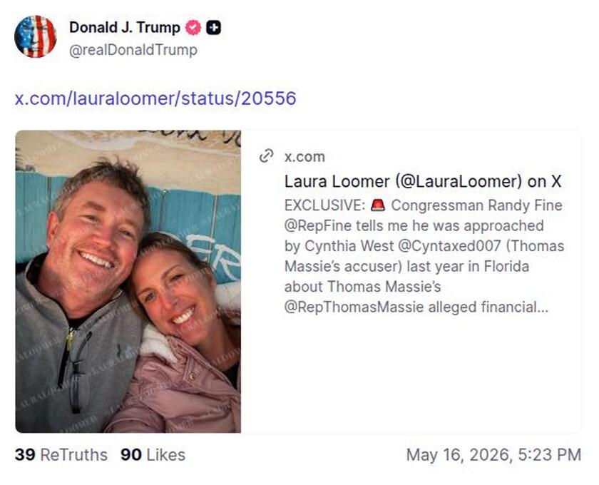 Post preview from Donald Trump