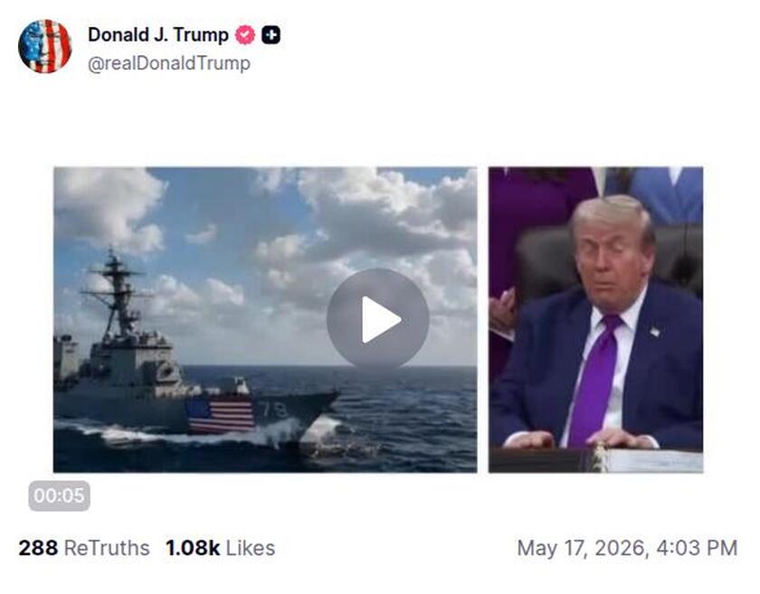 Post preview from Donald Trump