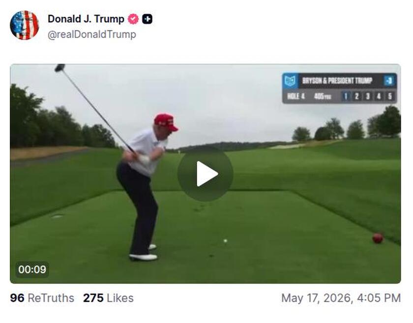 Post preview from Donald Trump
