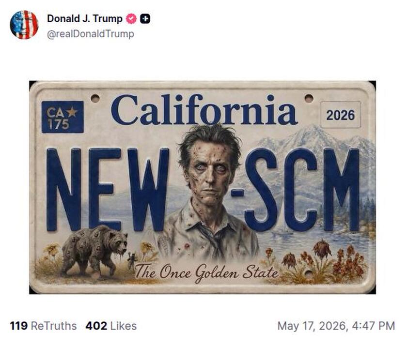 Post preview from Donald Trump