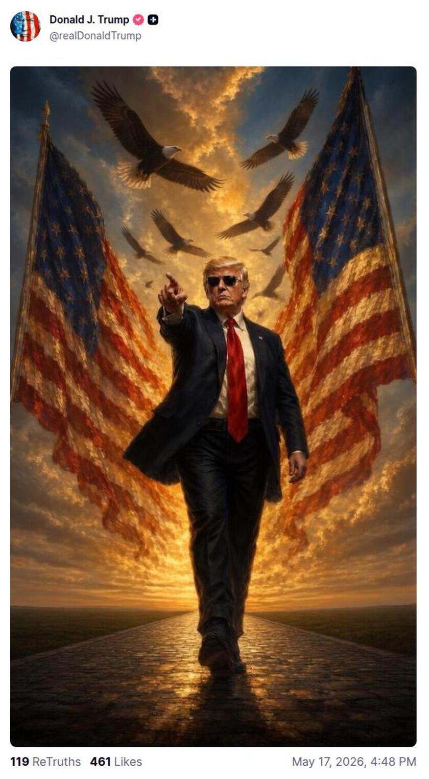 Post preview from Donald Trump
