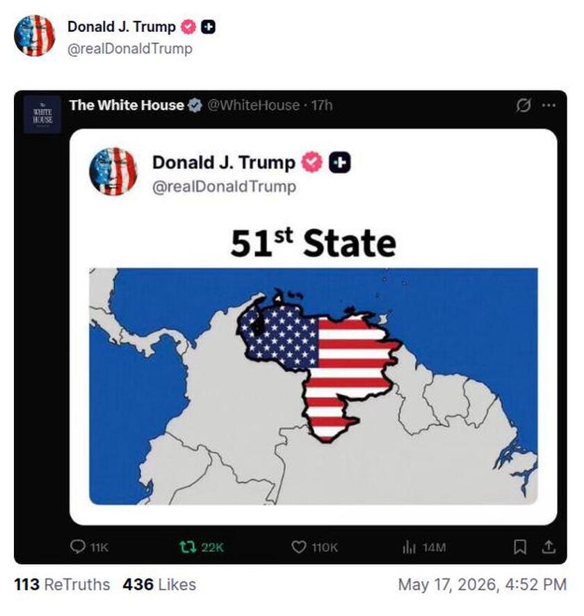 Post preview from Donald Trump