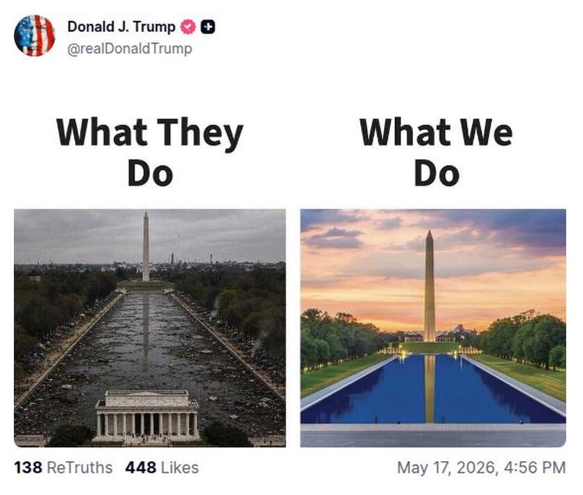 Post preview from Donald Trump