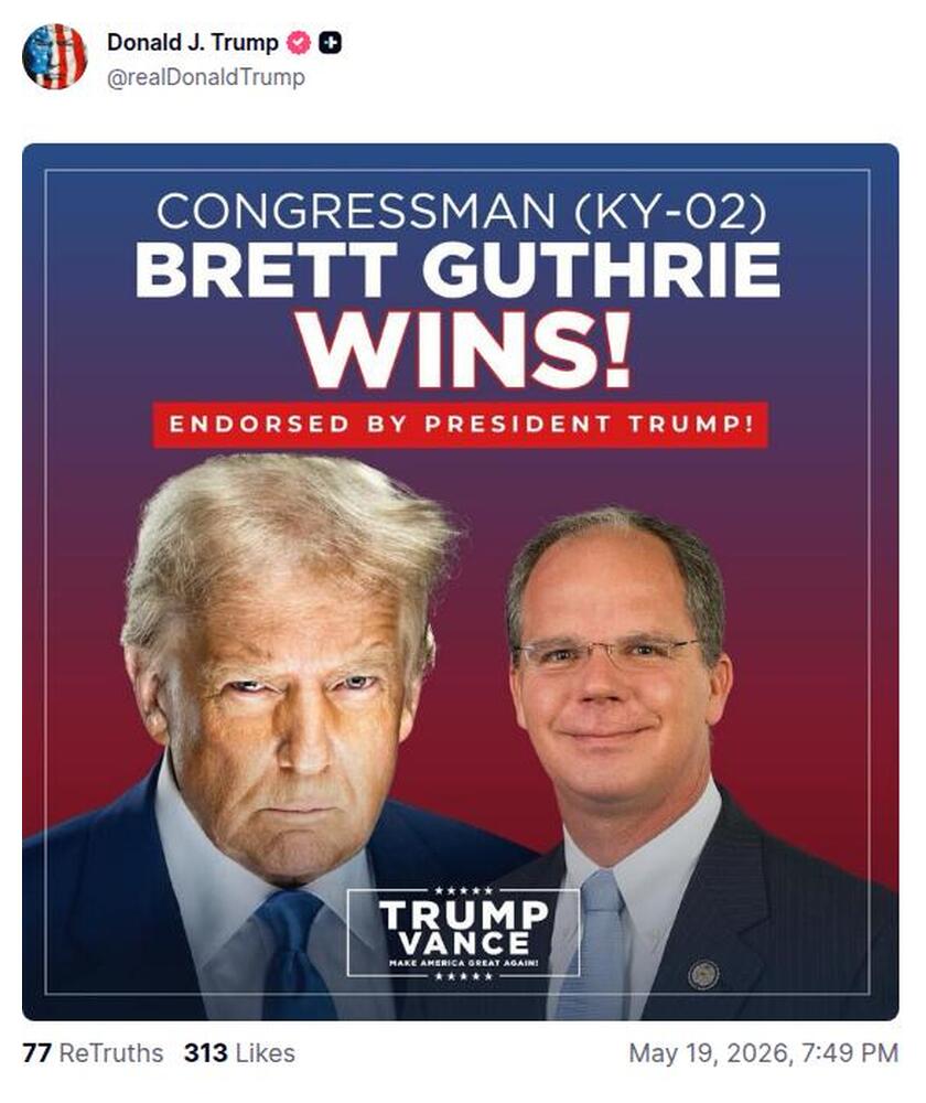 Post preview from Donald Trump