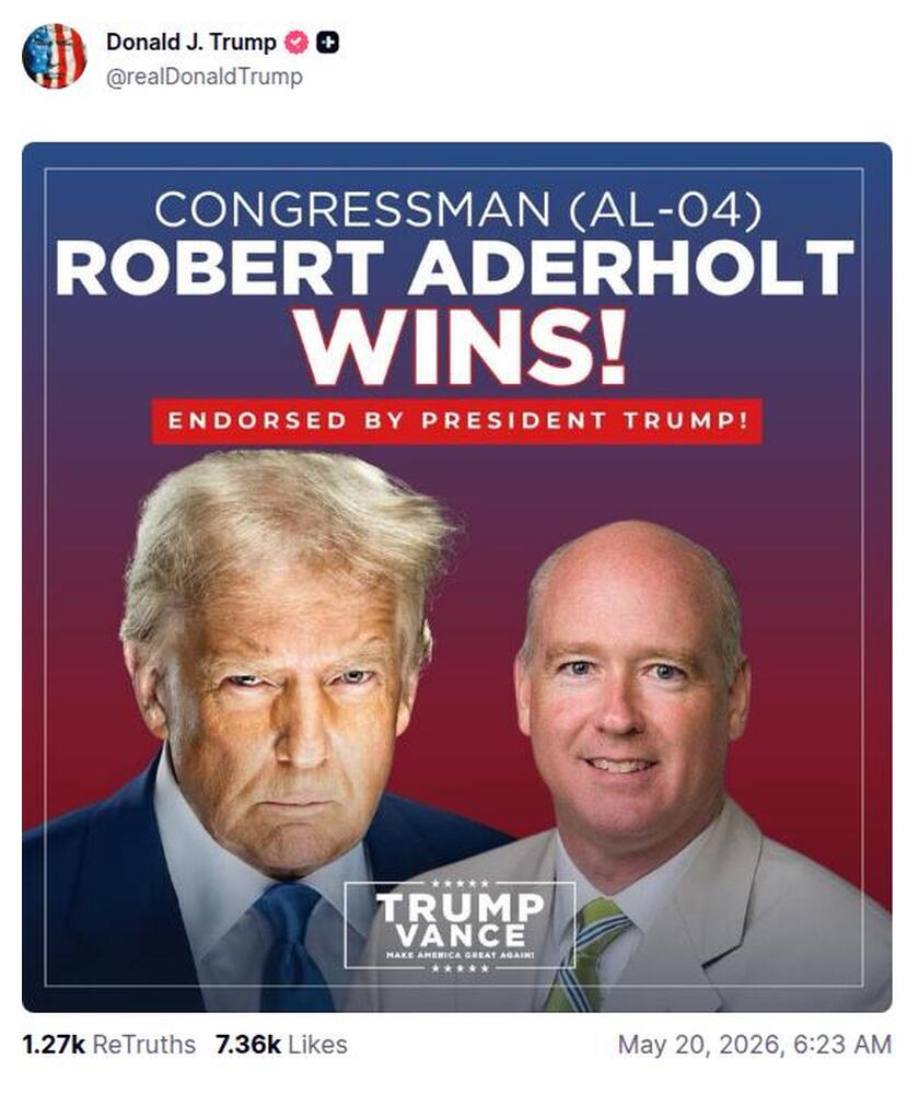 Post preview from Donald Trump