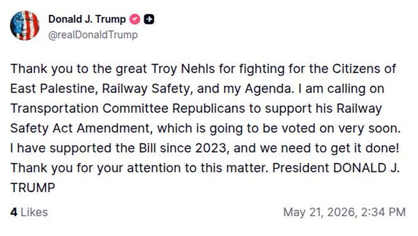 Post preview from Donald Trump