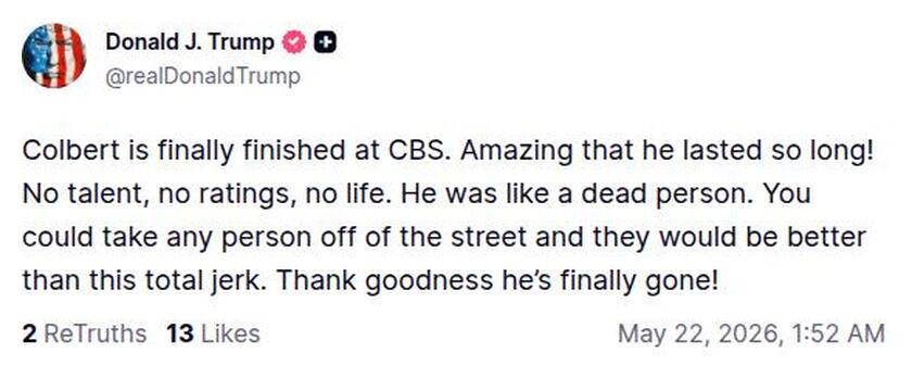Post preview from Donald Trump