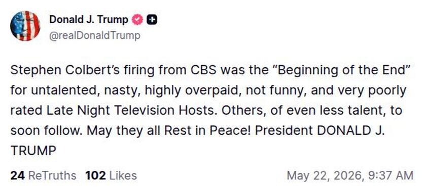 Post preview from Donald Trump