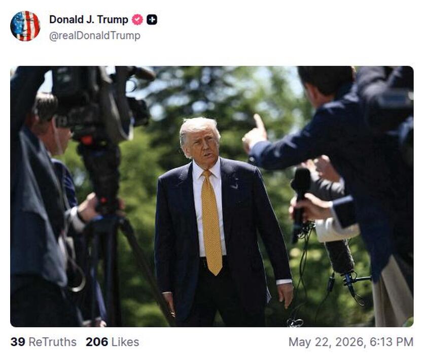 Post preview from Donald Trump