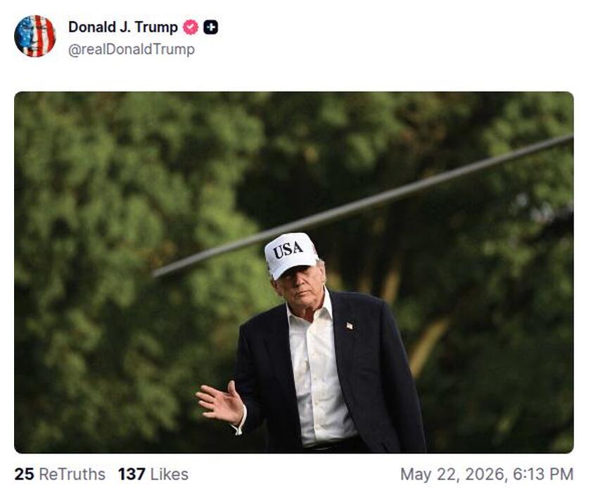 Post preview from Donald Trump