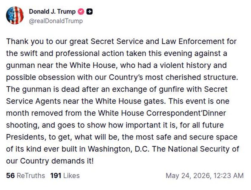 Post preview from Donald Trump