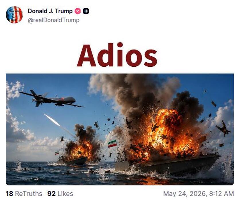 Post preview from Donald Trump