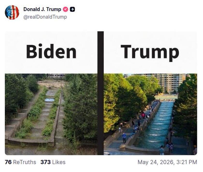 Post preview from Donald Trump