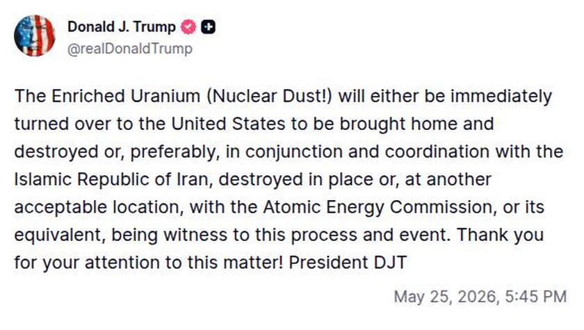 Post preview from Donald Trump