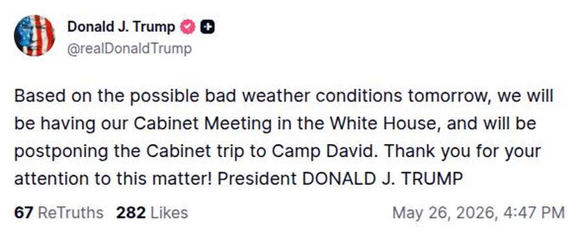 Post preview from Donald Trump