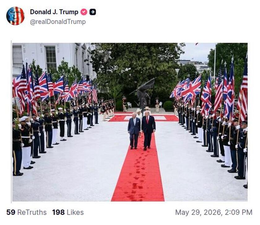 Post preview from Donald Trump