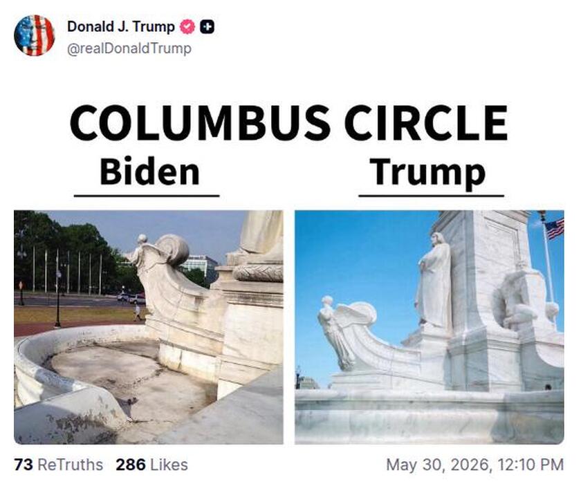 Post preview from Donald Trump