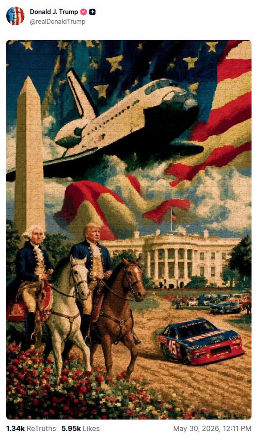 Post preview from Donald Trump