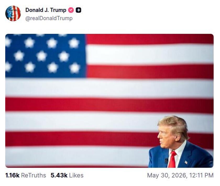 Post preview from Donald Trump