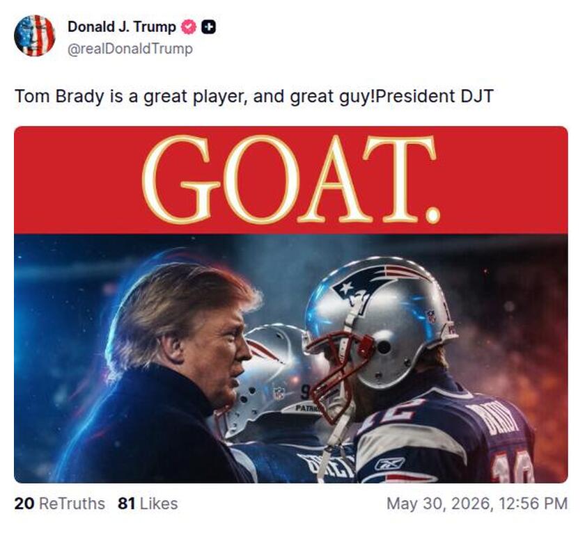 Post preview from Donald Trump
