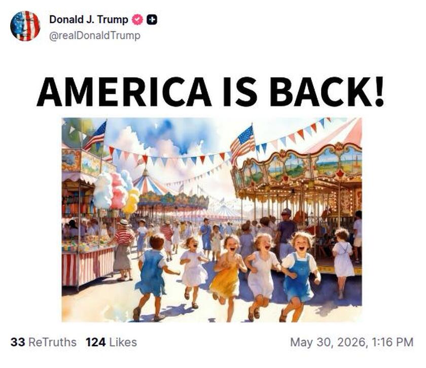 Post preview from Donald Trump