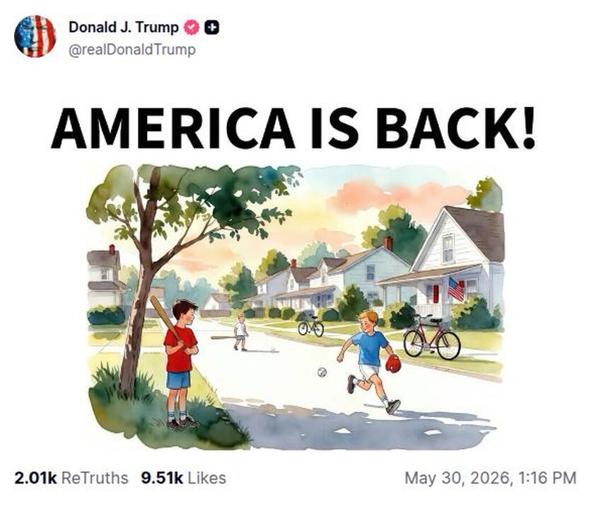 Post preview from Donald Trump