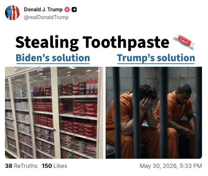 Post preview from Donald Trump