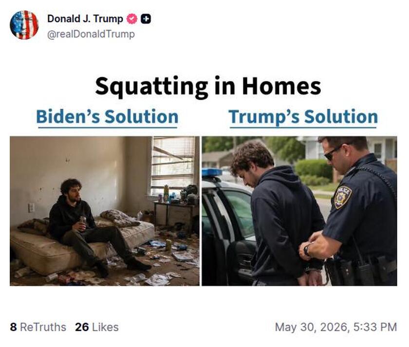 Post preview from Donald Trump
