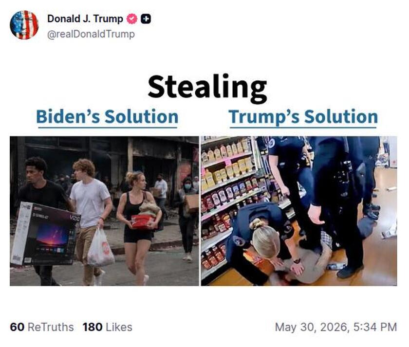 Post preview from Donald Trump