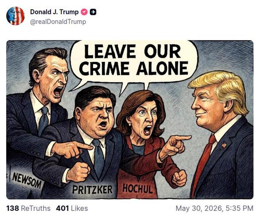 Post preview from Donald Trump