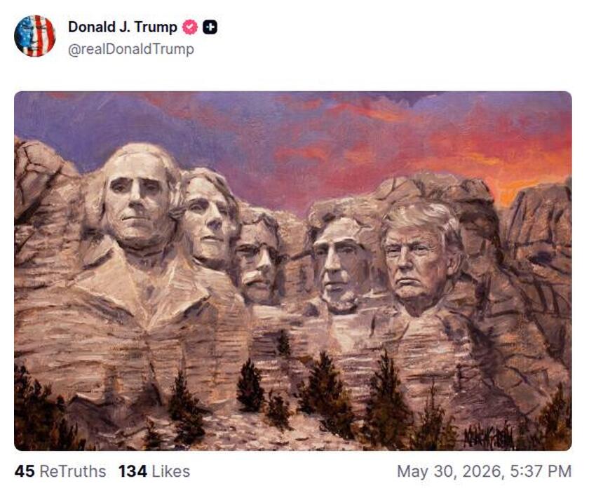 Post preview from Donald Trump