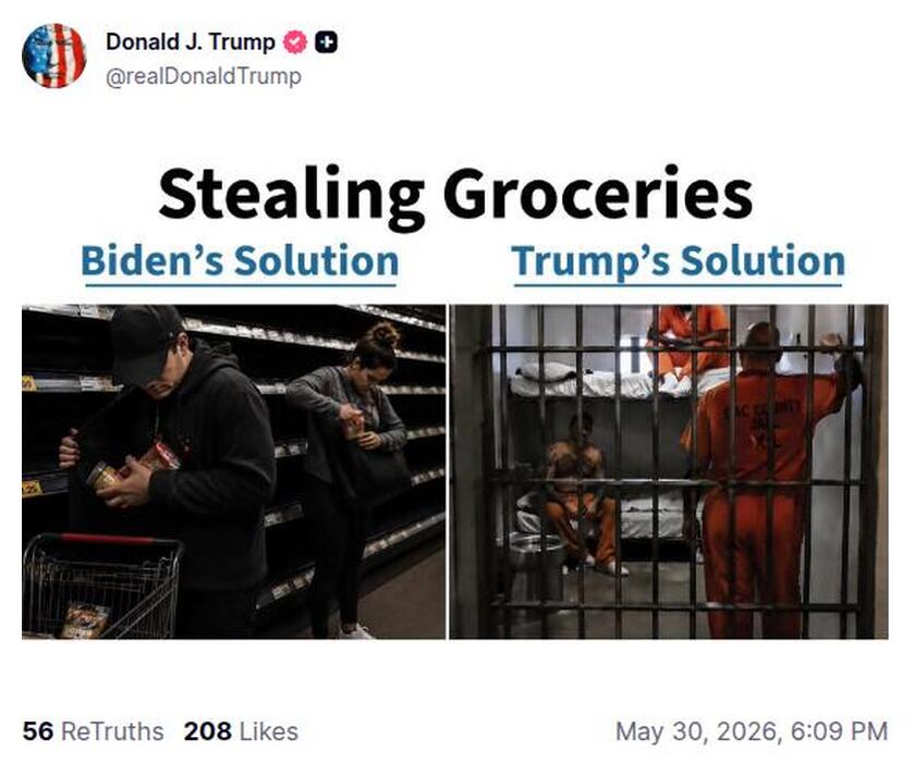 Post preview from Donald Trump