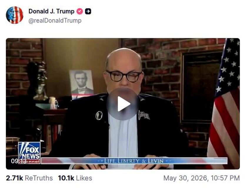 Post preview from Donald Trump
