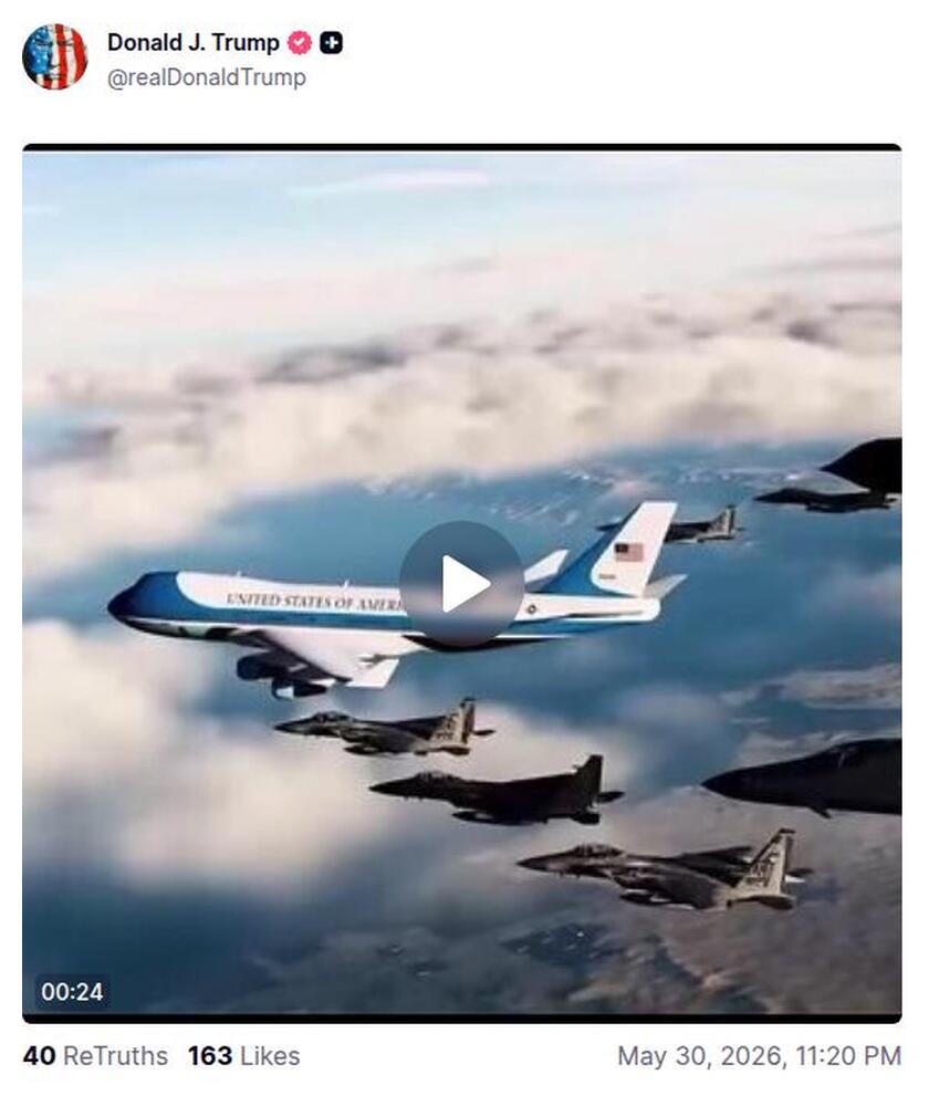 Post preview from Donald Trump