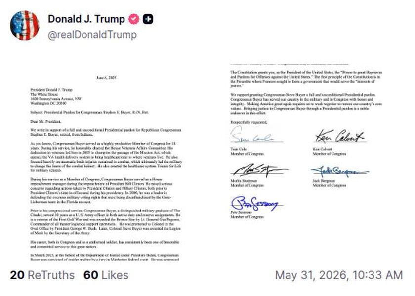Post preview from Donald Trump