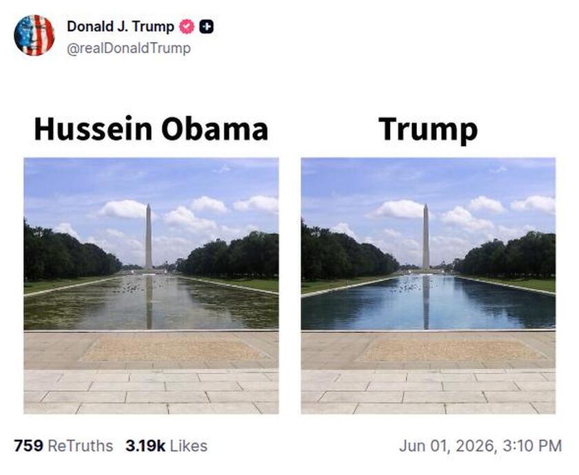 Post preview from Donald Trump