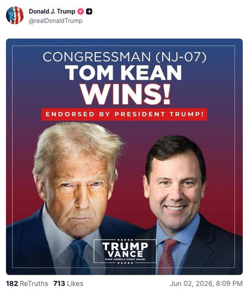 Post preview from Donald Trump
