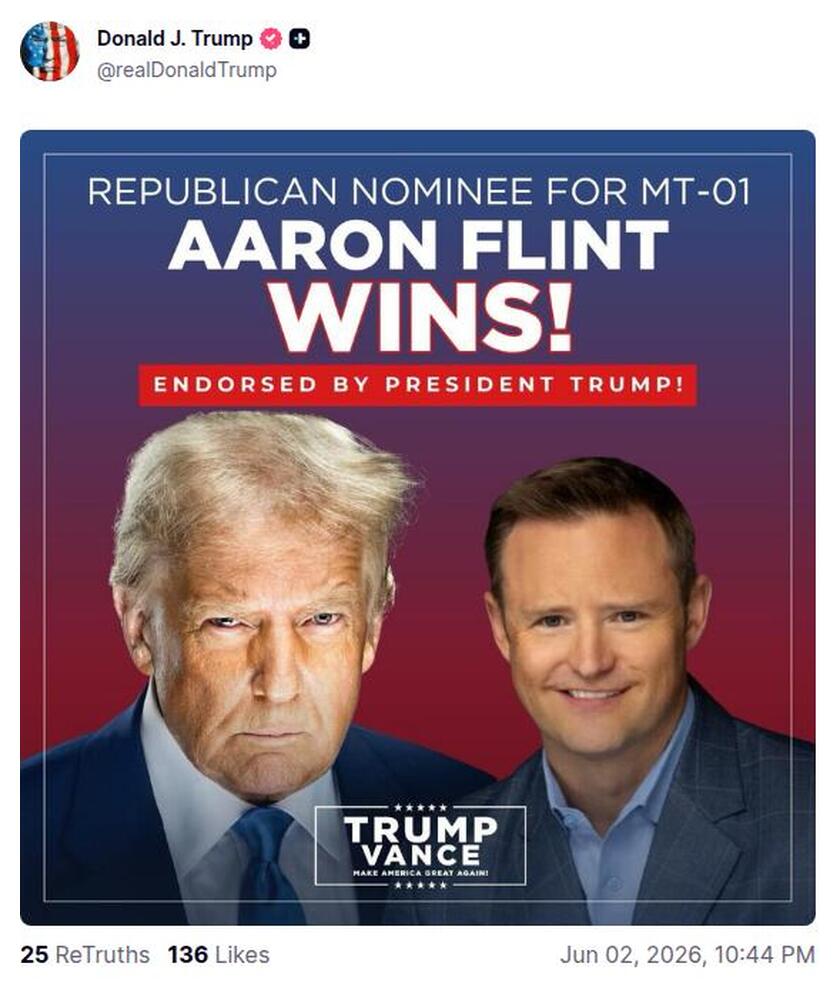 Post preview from Donald Trump