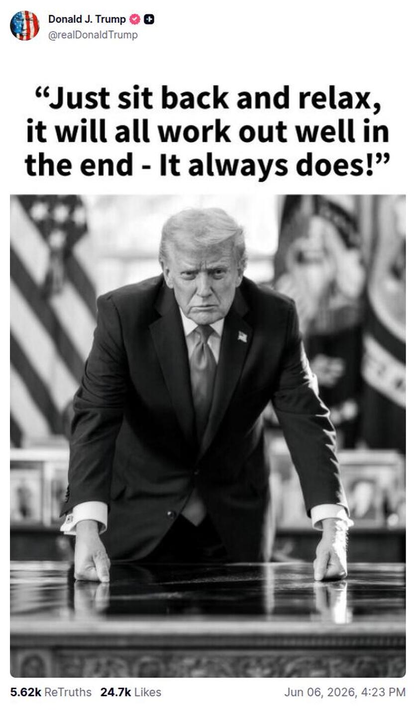 Post preview from Donald Trump