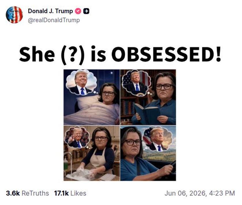 Post preview from Donald Trump