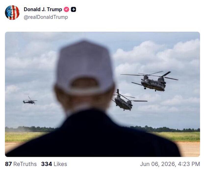 Post preview from Donald Trump