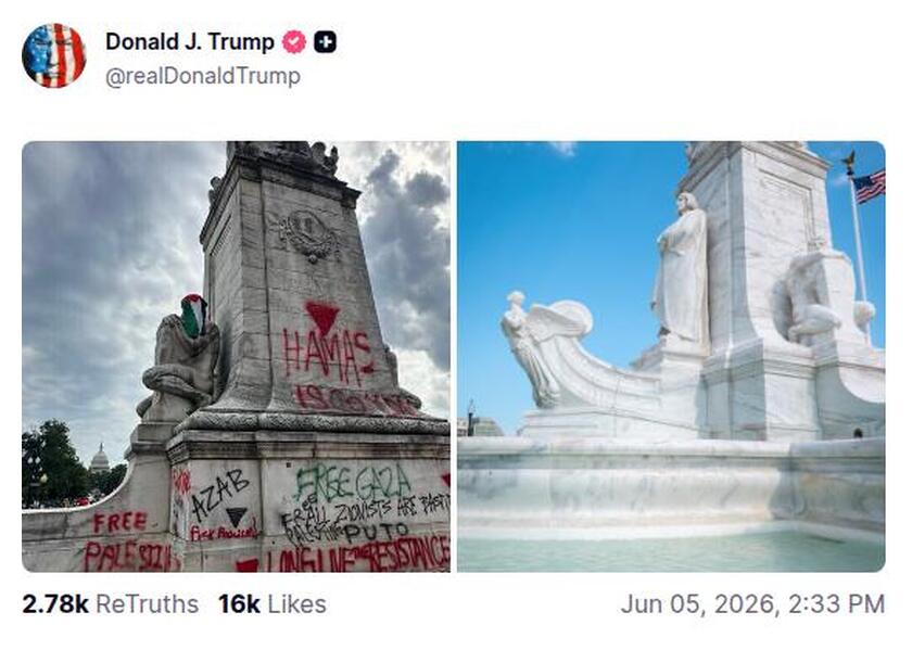 Post preview from Donald Trump