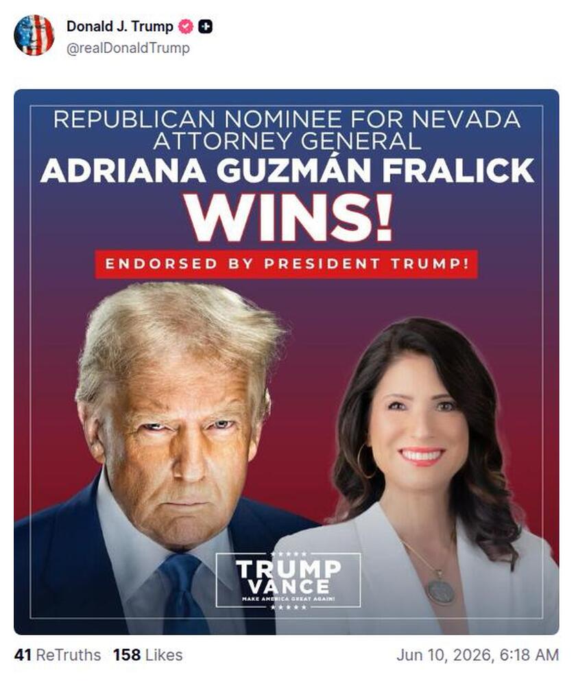 Post preview from Donald Trump